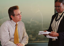 Our firm's prsonal injury attorneys discussing case