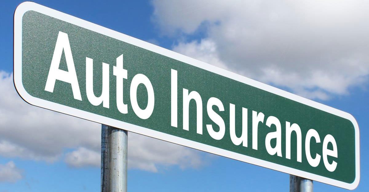 Sign that reads "Auto Insurance"