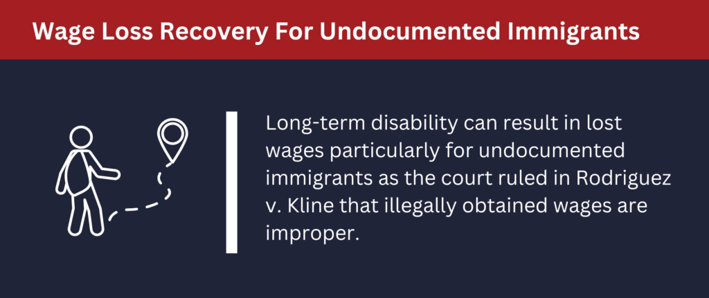 Wage loss recovery for undocumented immigrants.