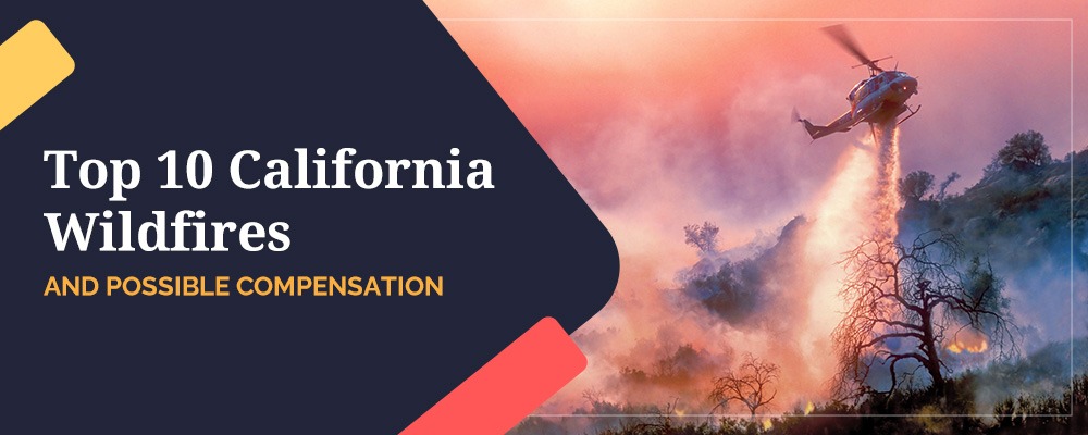 Top 10 California Wildfires and Possible Compensation in Lawsuits