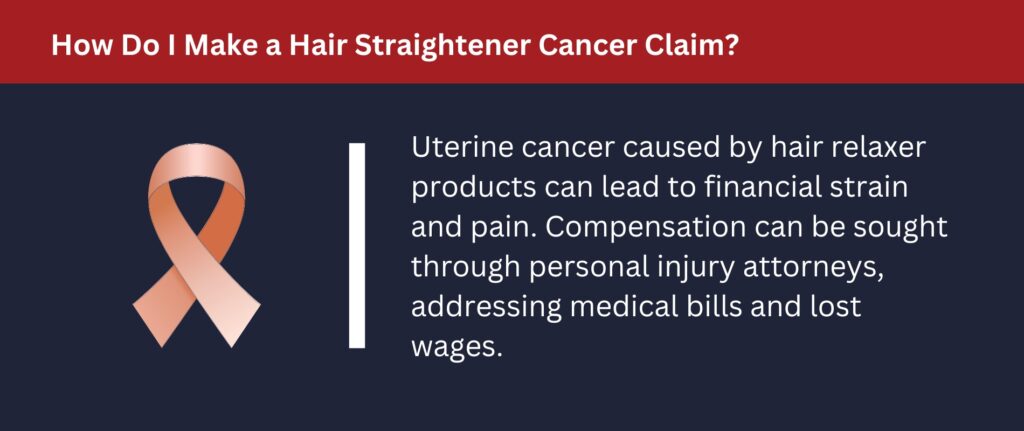 Seek compensation for a hair straightener claim by contacting a lawyer.