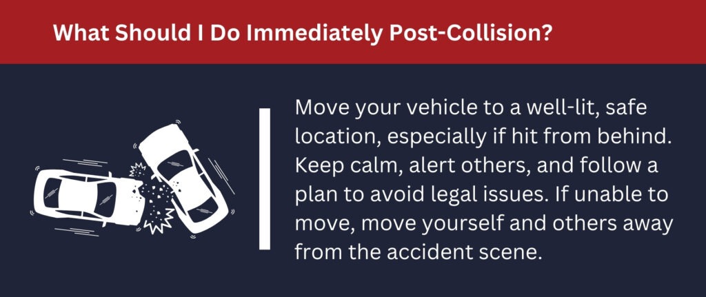 Move your vehicle to a safe location.