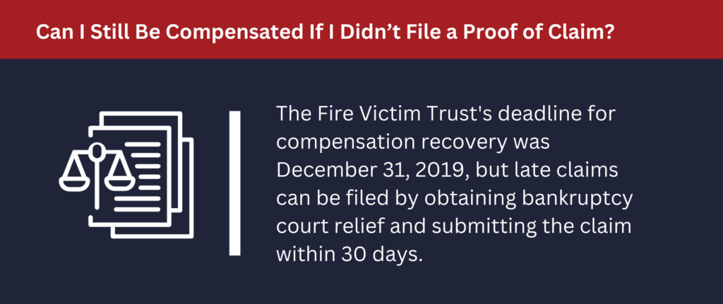 Can I Still Be Compensated If I didn’t File a Proof of Claim? Late claims can be filed with bankruptcy court relief.