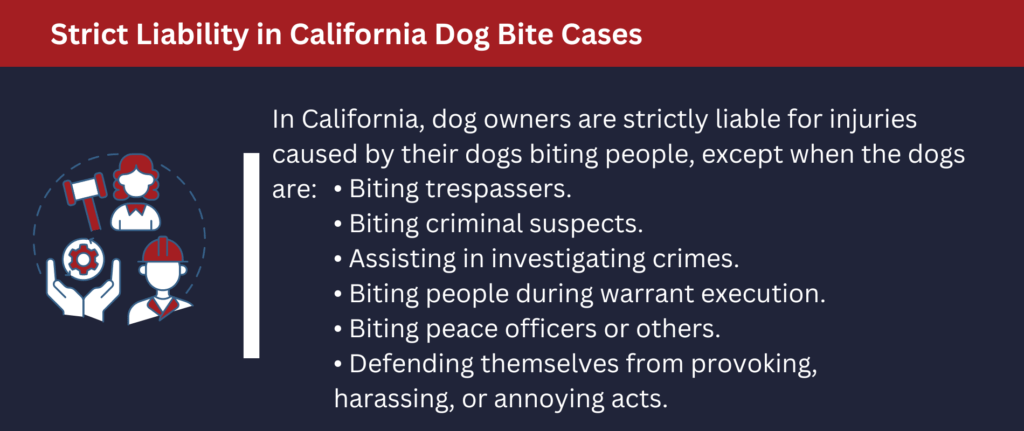 Negligence and Strict Liability in California Dog Bite Cases