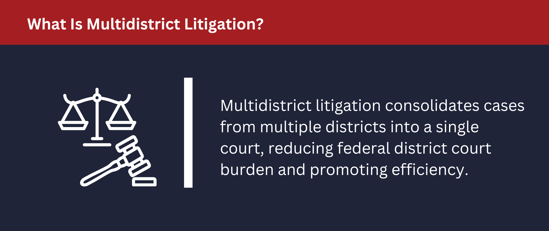 What Is Multidistrict Litigation? 