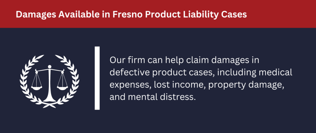 Our firm can help claim damages in defective product cases.