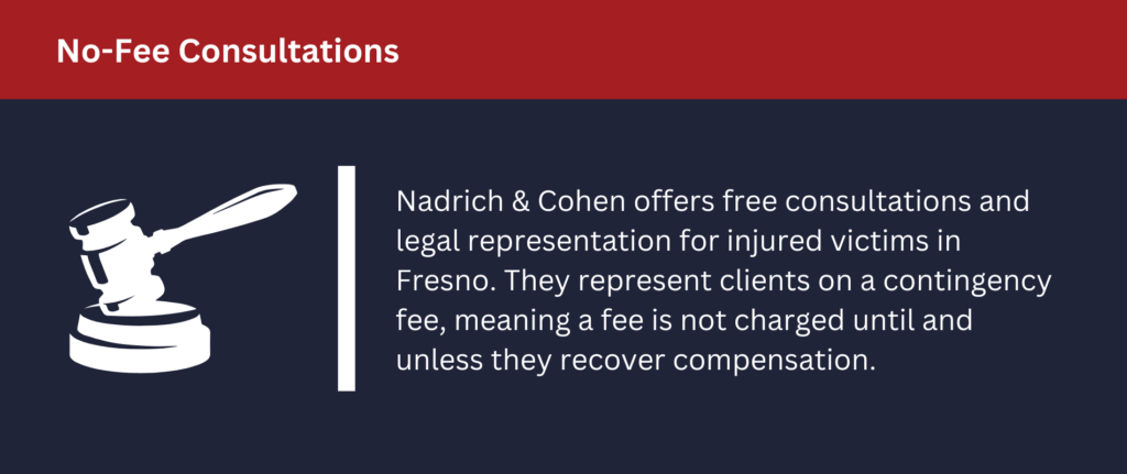 Nadrich Accident Injury Lawyers offer free consultations.