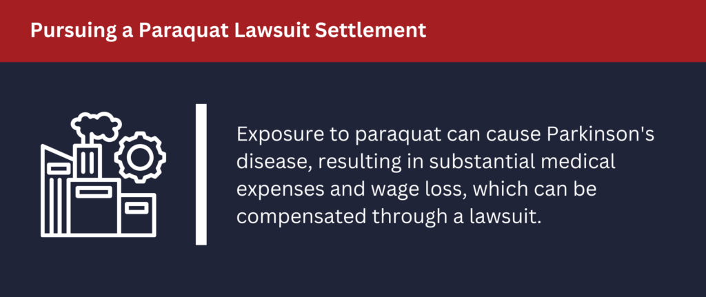 Exposure to paraquat can cause Parkinson's disease.