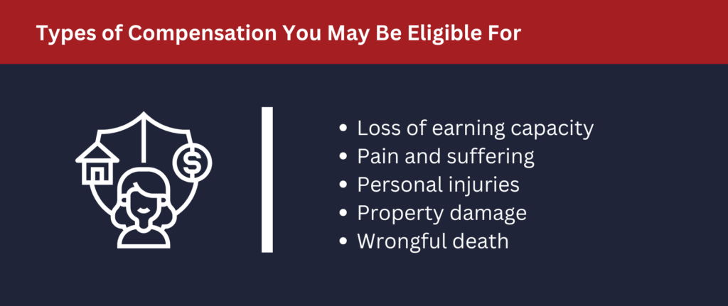 You may be eligible for many types of compensation.