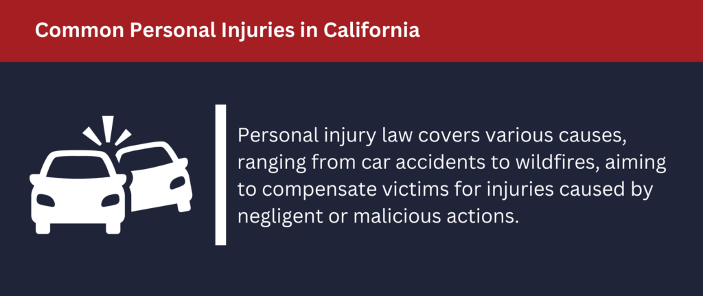 There are many common personal injuries.