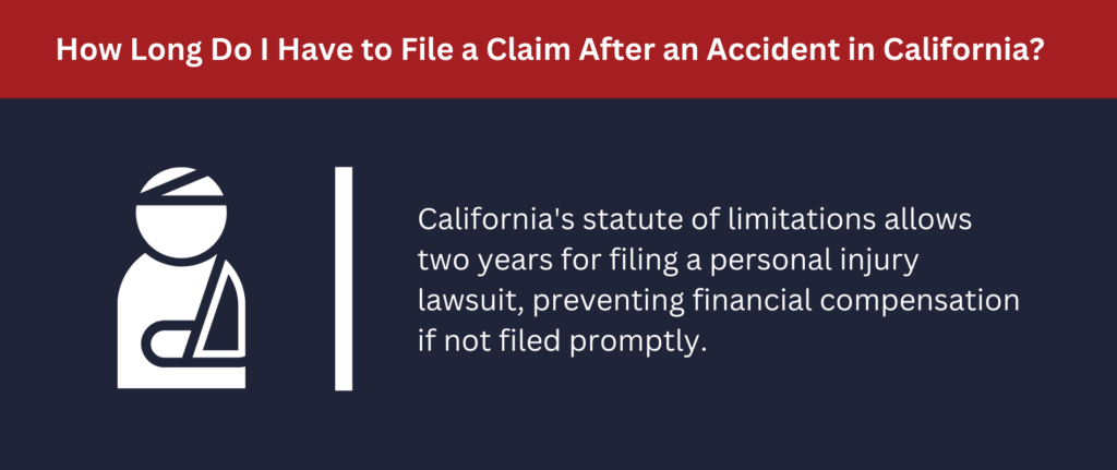 Most cases must be filed within two years.