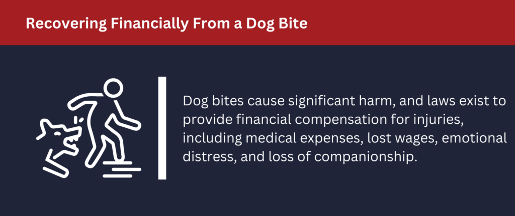 Dog bites cause significant harm.