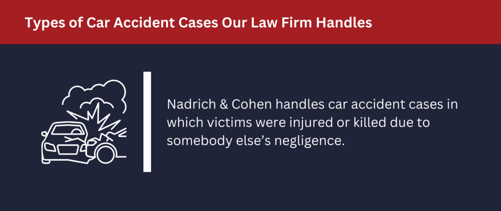We handle many types of cases.