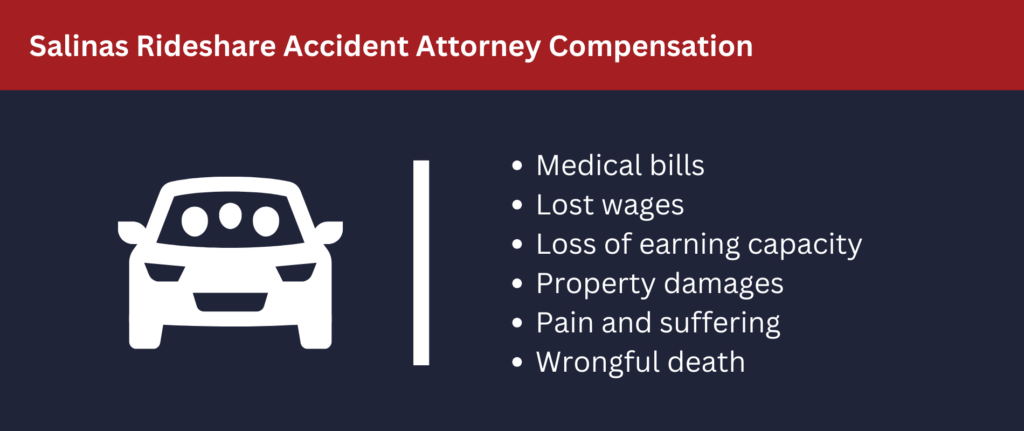 There are many forms of compensation after rideshare accidents.