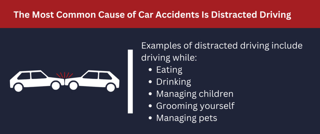 There are many examples of distracted driving.