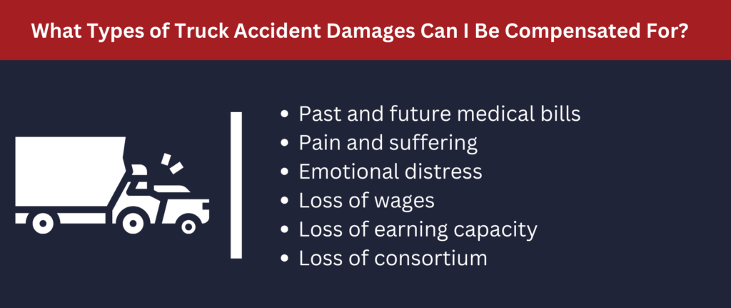 There are many forms of truck accident compensation.