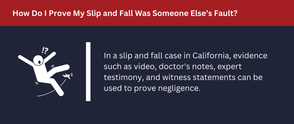 We can help you collect evidence to prove your accident was someone else's fault.