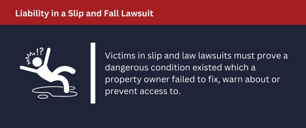 Establishing liability involves proving negligence.