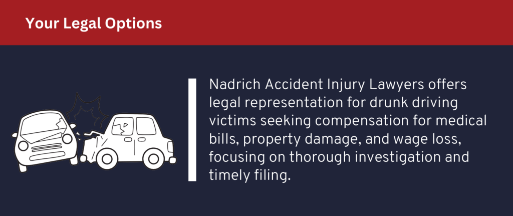 Nadrich Accident Injury Lawyers can help you get compensation for your accident.