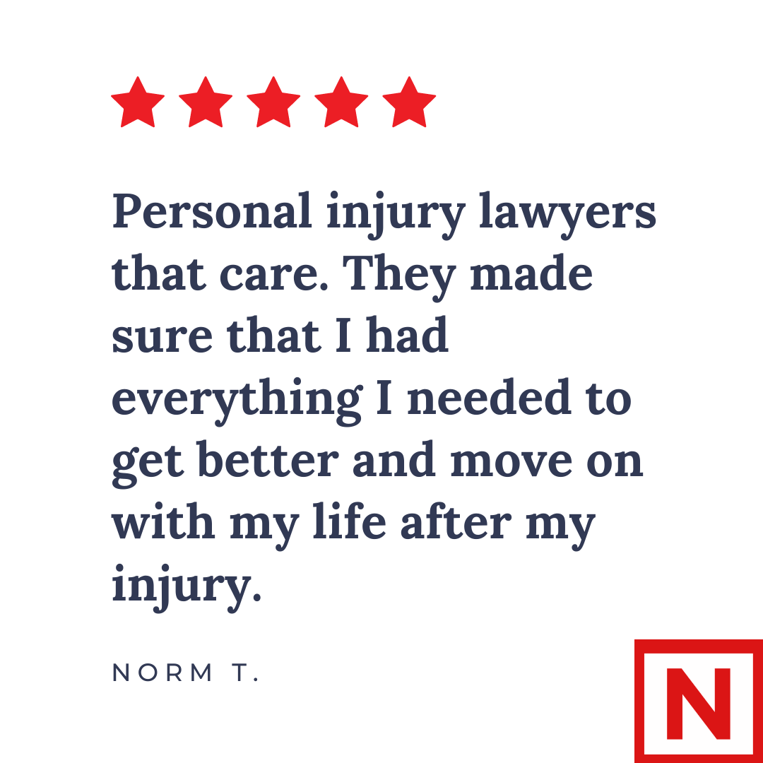 Norm T's review of Nadrich Accident Injury Lawyers.