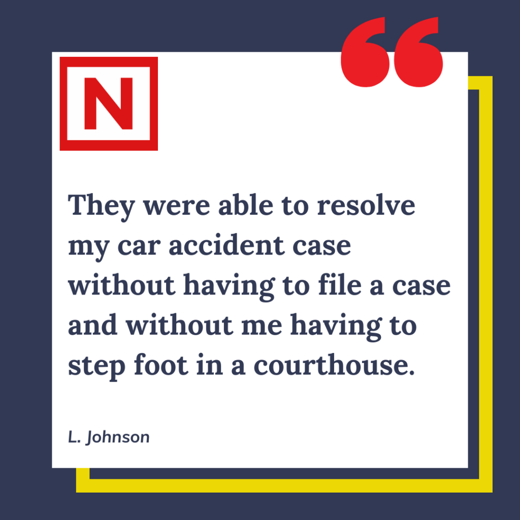 LJ's review of Nadrich Accident Injury Lawyers.